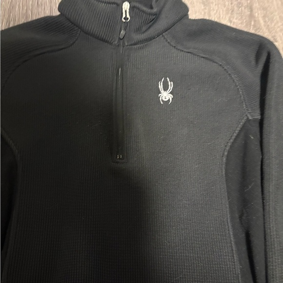 Spyder Dark Gray Fleece Pullover - Picture 2 of 8